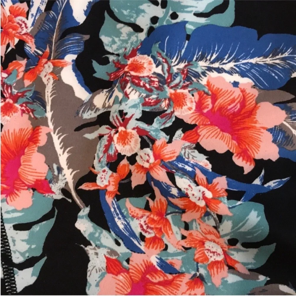 MINKPINK Move Dancing Floral Full Legging Tropical Large - Picture 2 of 8